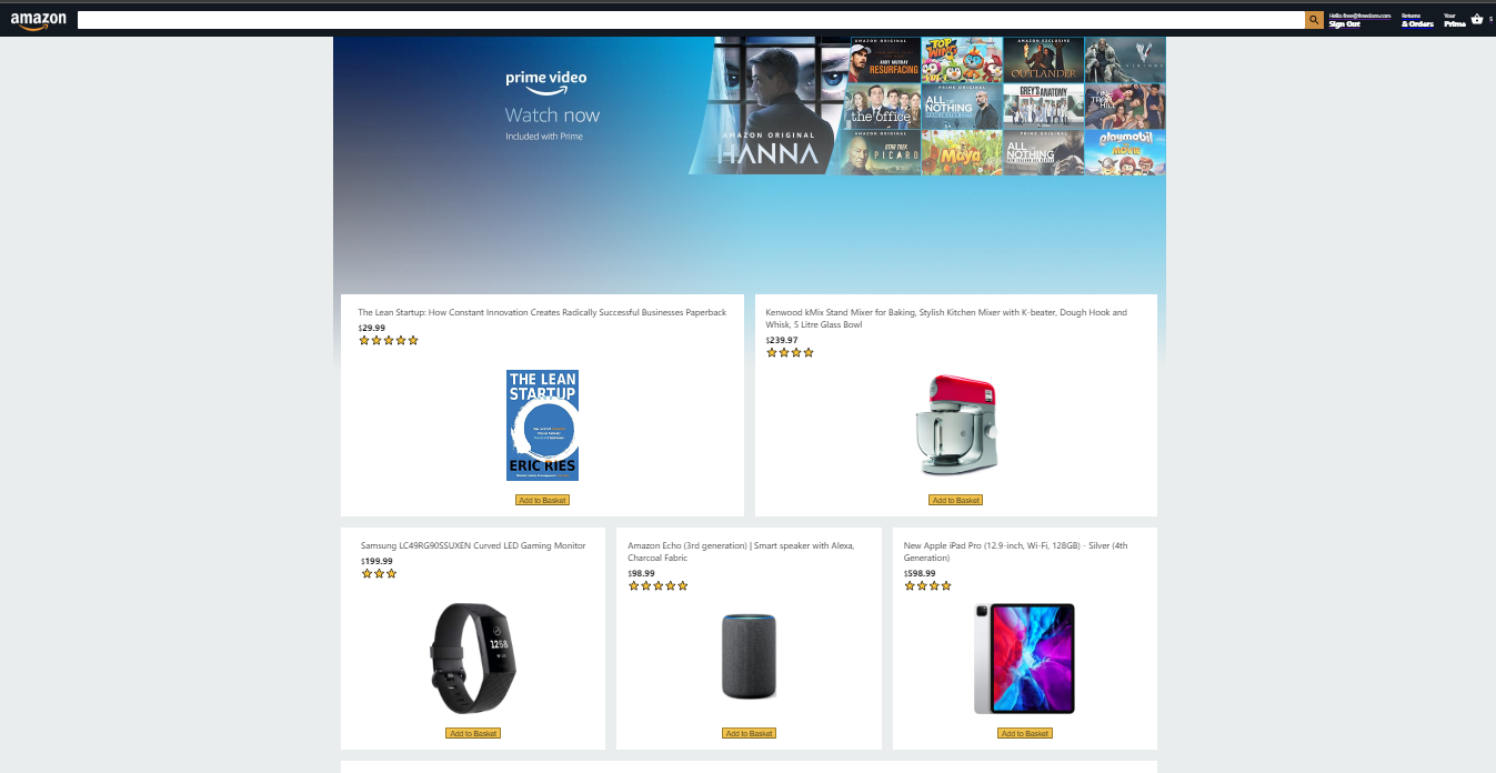 Amazon Clone with React