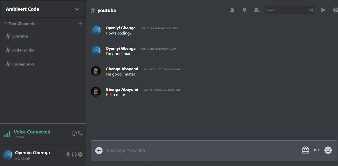 Discord Clone with React